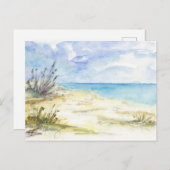 Direkt am Meer Postkarte (Vorne/Hinten)