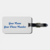 Direkt am Strand Gepäckanhänger (Rückseite horizontal)