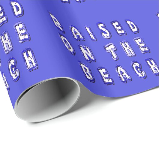 Direkt am Strand Geschenkpapier (Rolleneckpunkt)
