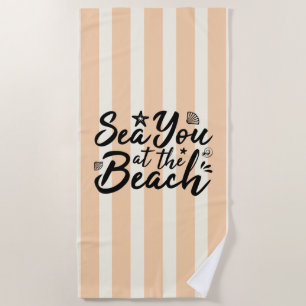 Direkt am Strand Strandtuch