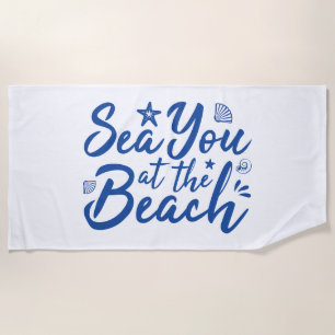 Direkt am Strand Strandtuch