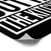 Direkt an der Ausfahrt Kitchen Funny Feinschmecker Poster (Ecke)