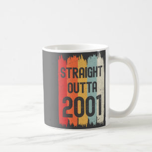 Direkt aus 2001 Lustiger Retro-Geburtstag Awesome Kaffeetasse