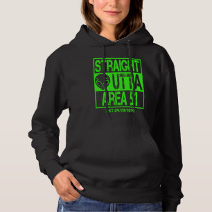Direkt aus Area 51 UFO Alien Hoodie