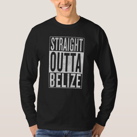 Direkt aus Belize Große Reise & Idee   T-Shirt (Vorderseite)
