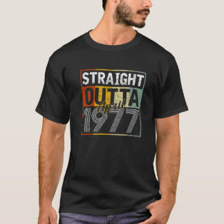 Direkt aus dem April 1977 Männer Frauen Vintage 45 T-Shirt