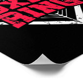 Direkt aus dem Boxring Mma Kickboxen Boxi Poster (Ecke)