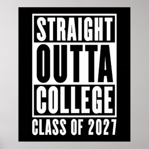 Direkt aus dem College Abschlussjahrgang 2027 Poster