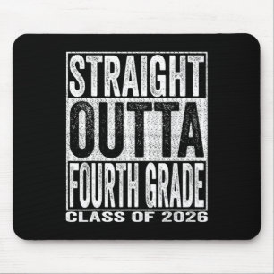 Direkt aus dem vierten Klassenabsolventen lustig 2 Mousepad