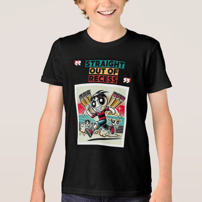 Direkt aus dem Zugang Tri-Blend Shirt (Vorderseite)