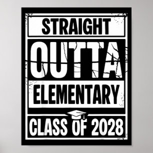 Direkt aus der Grundschulabschlussklasse 2028 Poster