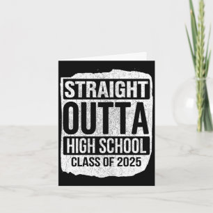 Direkt aus der High School Abschlussklasse 2025 Karte