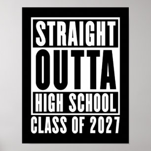 Direkt aus der High School Abschlussklasse 2027 Poster
