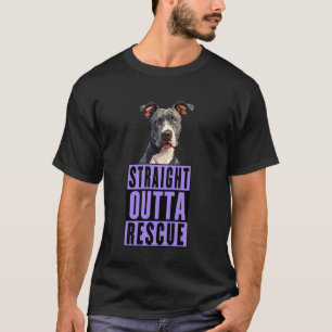 Direkt aus der Rettungsgrube Pitbulls Männer Fraue T-Shirt