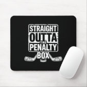 Direkt aus der Strafbank Hockeyspieler Mousepad (Mit Mouse)