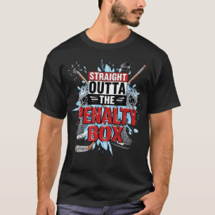 Direkt aus der Strafbank - Hockeyspieler T-Shirt