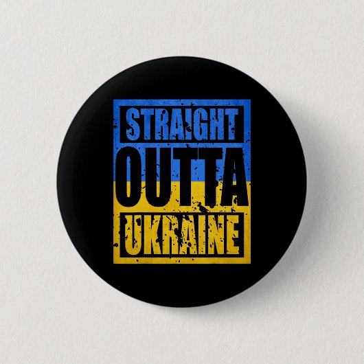 Direkt aus der Ukraine Button (Vorderseite)