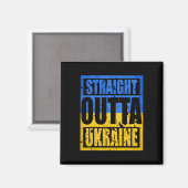 Direkt aus der Ukraine Magnet (Vorderseite/Rückseite)