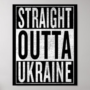 Direkt aus der Ukraine - Tolle Reise- und Geschenk Poster