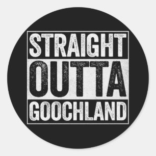 Direkt aus Goochland Runder Aufkleber