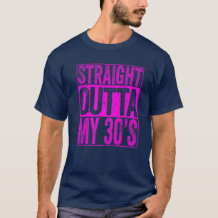 Direkt aus meinen 30ern 40. Geburtstag Männer Frau T-Shirt