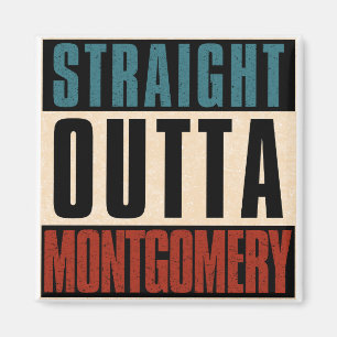Direkt aus Montgomery Alabama AL Magnet