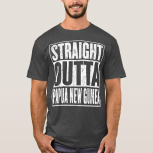 Direkt aus Papua-Neuguinea Vintage abgenutzt T-Shirt