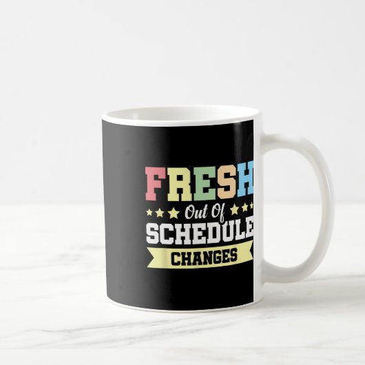 Direkt aus Zeitplanänderungen heraus Kaffeetasse (Rechts)