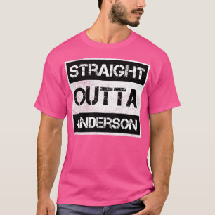 Direkt außerhalb Anderson Stadt Indiana Vintag Dis T-Shirt