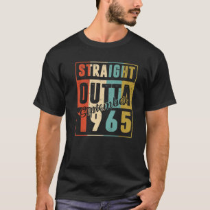 Direkt außerhalb September 1965 Retro 55 Jahre alt T-Shirt