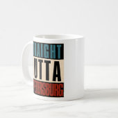 Direkt außerhalb St. Petersburg Florida FL Kaffeetasse (Vorderseite Links)