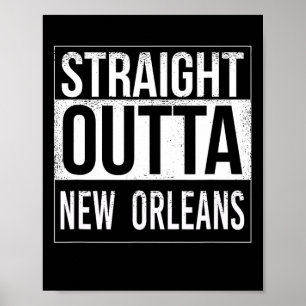 Direkt außerhalb von New Orleans - US-amerikanisch Poster
