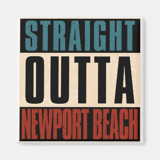 Direkt außerhalb von Newport Beach California CA Magnet