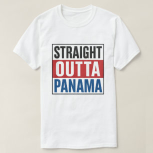 Direkt außerhalb von Panama - Flag Style Prix T-Shirt