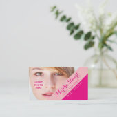 DIREKT / Foto einfügen - Visitenkarte Begleitkarte (Stehend Vorderseite)