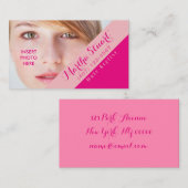 DIREKT / Foto einfügen - Visitenkarte Begleitkarte (Vorne/Hinten)