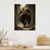 Direkt hinter dir poster (Küche)