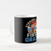 Direkt in den Kinderplatz der 1. Klasse Kaffeetasse (Vorderseite Links)