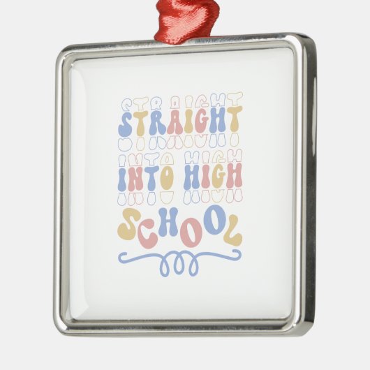 Direkt in den Schullehrer Ornament Aus Metall (Links)