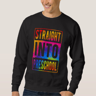 Direkt in die Gefärbte Krawatte der Vorschule zurü Sweatshirt
