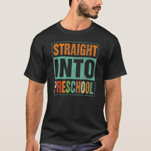Direkt in die Vorschule zurück in die Schule Kinde T-Shirt