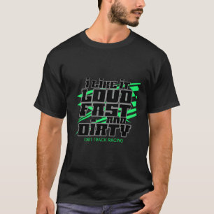 Direkt modifizierte Racing Sprint Car Dirt Strecke T-Shirt