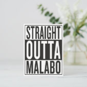 direkt nach Malabo Postkarte (Stehend Vorderseite)