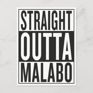 direkt nach Malabo Postkarte