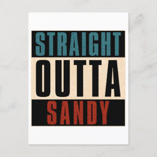 Direkt Outta Sandy Utah UT Postkarte