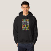 Direkt über 100 Tage des ersten Grades Hoodie (Vorne ganz)