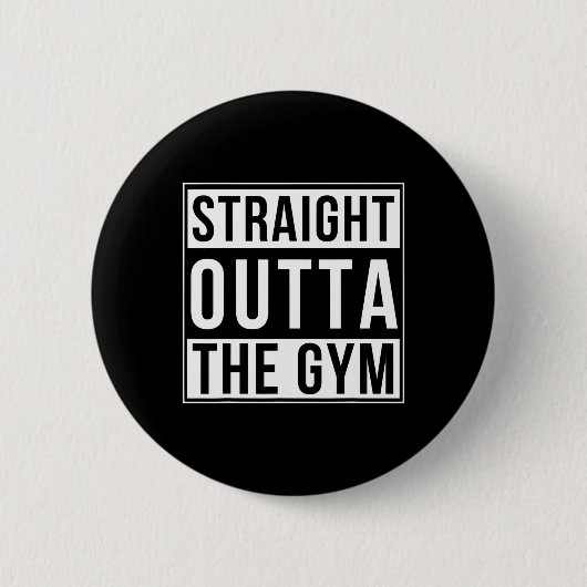 Direkt über dem Gym Funny Bodybuilding Weightli Button (Vorderseite)