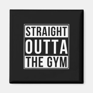 Direkt über dem Gym Funny Bodybuilding Weightli Magnet