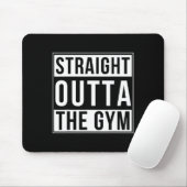 Direkt über dem Gym Funny Bodybuilding Weightli Mousepad (Mit Mouse)