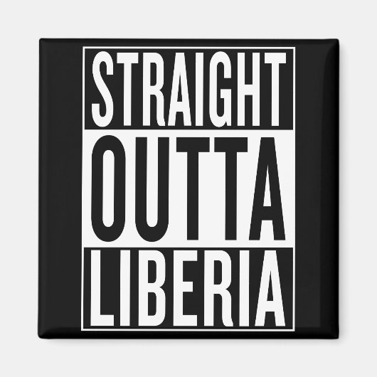 direkt über Liberia Magnet (Vorne)